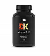 Вітаміни KFD Vitamin D3+K2 (MK-7) 200 таблеток