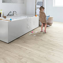 Quick-Step BACP40038 Дуб Каньйон бежевий, вінілова підлога Livyn Balance Click Plus