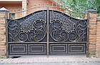 В'їздні ковані ворота патиновані, фото 2