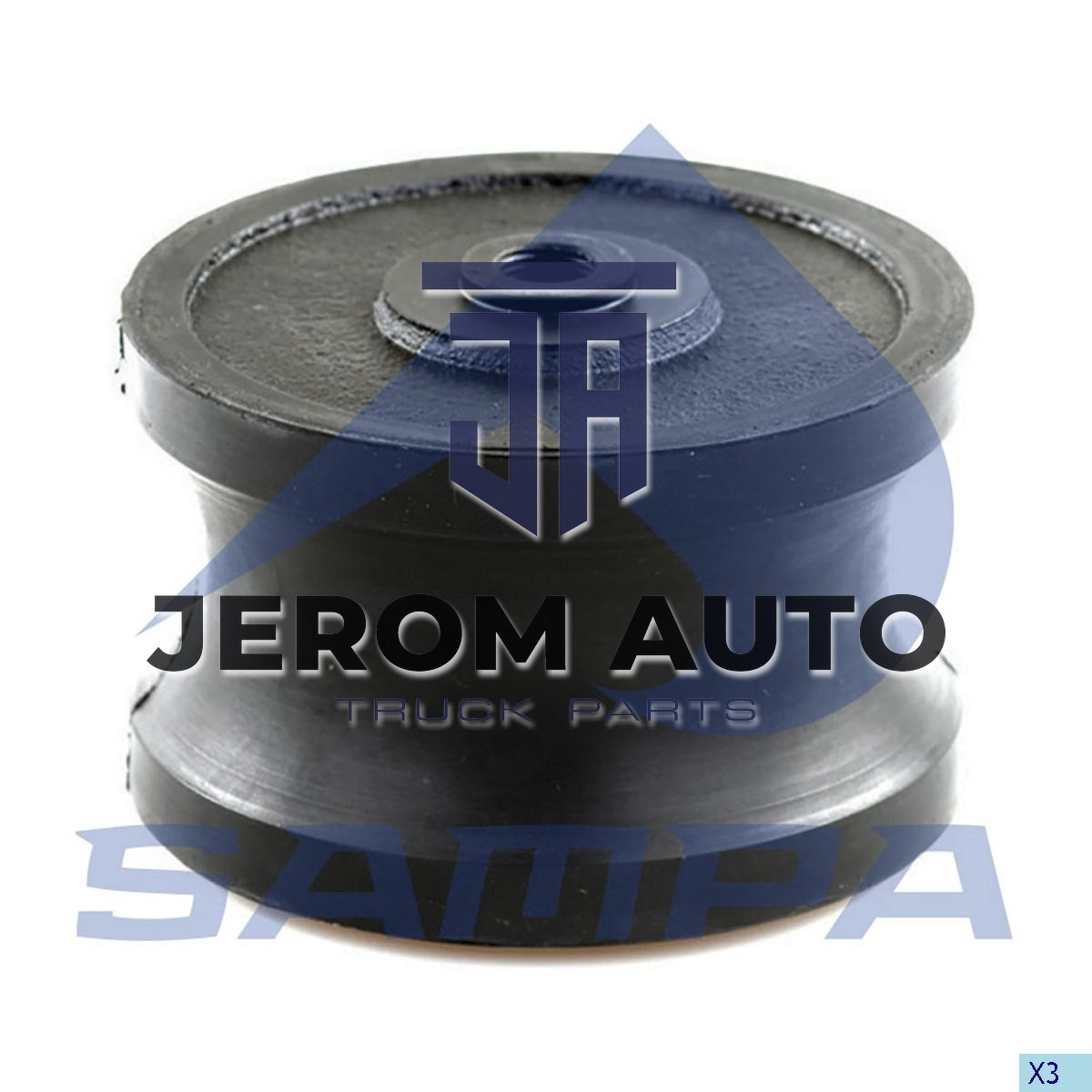 Подушка кабіни 020.104 MAN (M16x1,5/d129x91) \81962100339 \ 020.105, фото 1