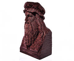 Скульптурний 3D-пазл із картону "Леонардо так Вінчі "PZ6