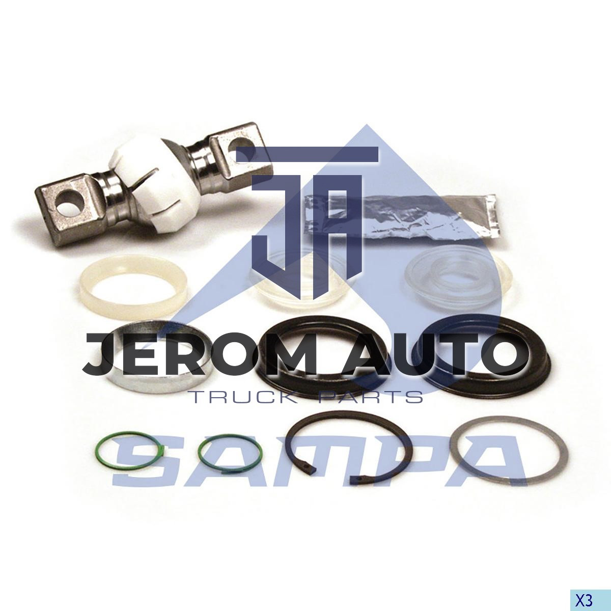 Ремкомплект реактивної тяги DAF, IVECO, MAN (d72xd19/130) \81432206108 \ 020.501