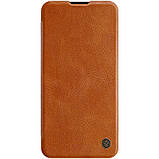 Nillkin Xiaomi Redmi 8 Qin leather Brown case Шкіряний Чохол Книжка, фото 3