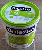 Фарба акрилова гіпоалергенна для стін і стель EKO Sniezka (1,4 кг)