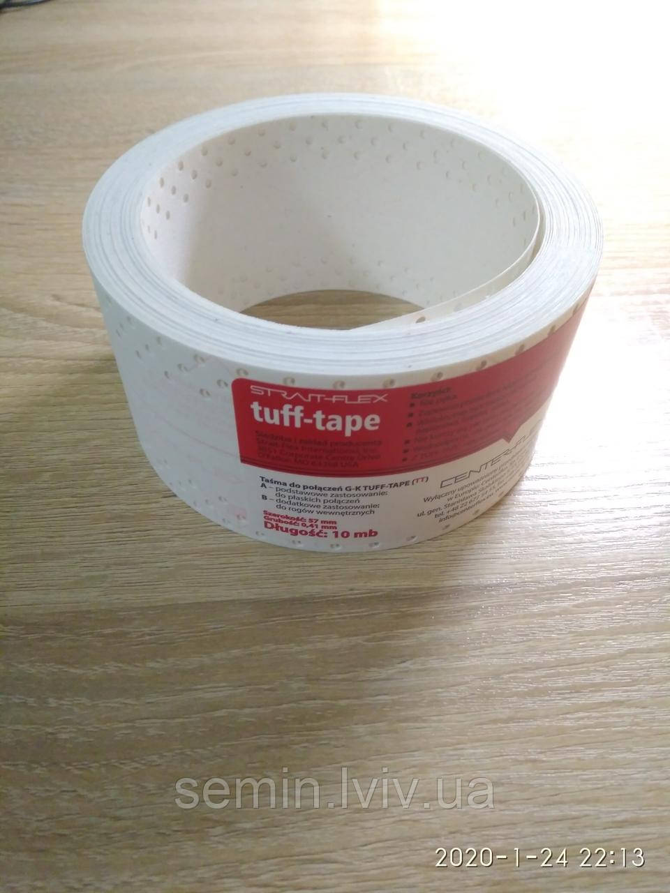 Лента Американка Tuff tape Strait flex 10 м пог