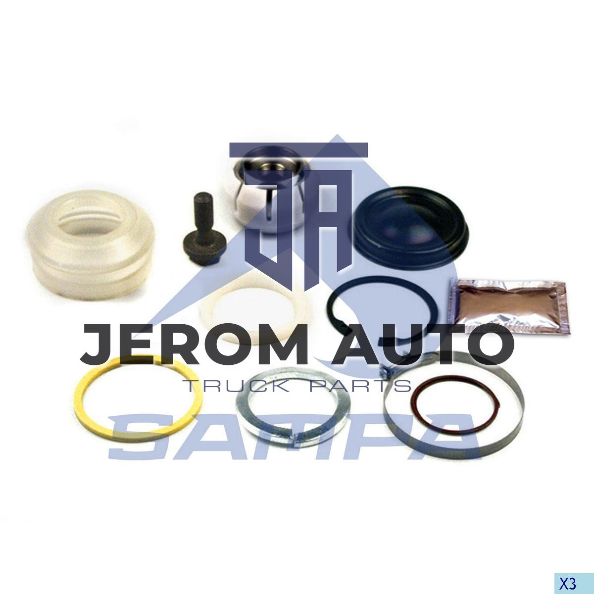 Ремкомплект шара тяги лучевой VOLVO (M20x1,5/d72x46) \20741710 \ 030.562, фото 1