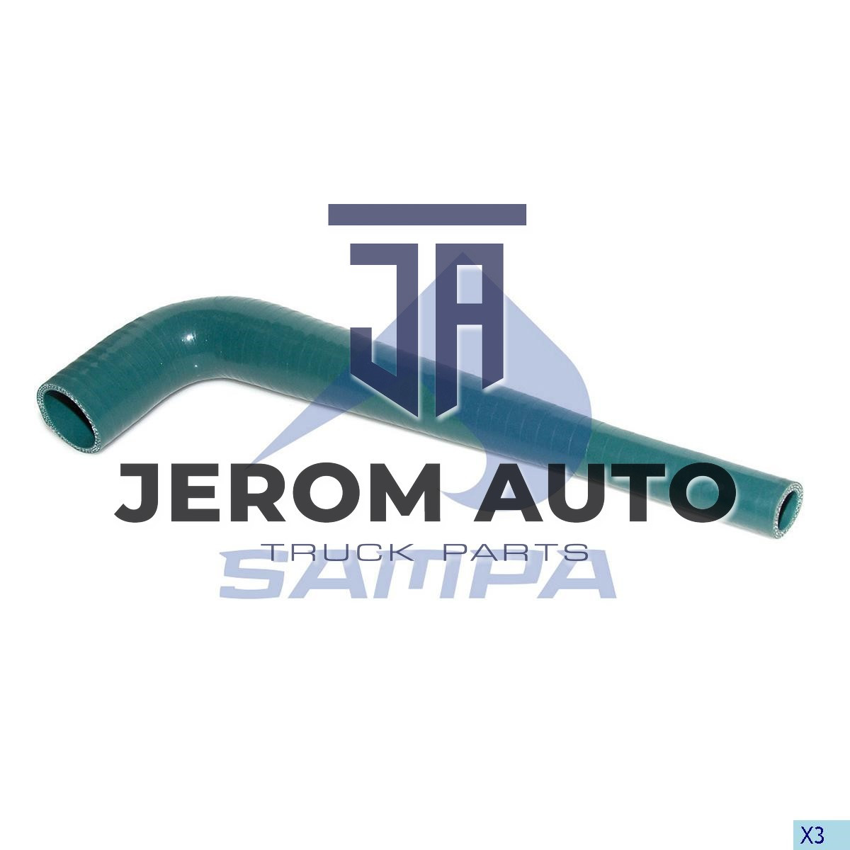 Коліно шланга масляного радіатора (19/40х375/95) VOLVO \8155665 \ 031.115, фото 1