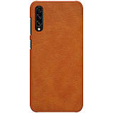 Nillkin Samsung Galaxy A30s/ 50s Qin leather Brown case Шкіряний Чохол Книжка, фото 3