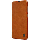 Nillkin Samsung Galaxy A30s/ 50s Qin leather Brown case Шкіряний Чохол Книжка, фото 4