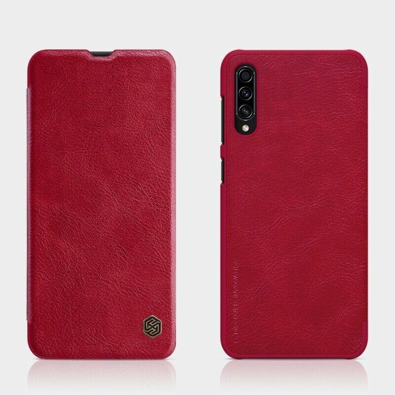 Nillkin Samsung Galaxy A30s/ 50s Qin Red leather case Шкіряний Чохол Книжка, фото 1