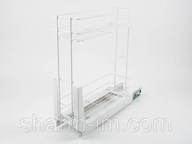 Карго 300 мм біле, 2 полиці, нижнє кріплення