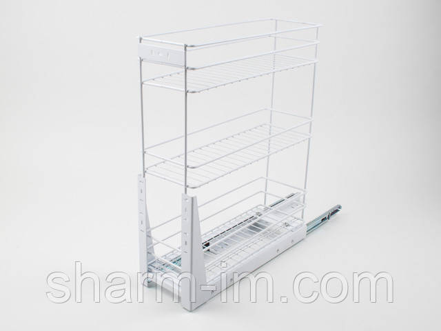 Карго 200 мм біле, 3 полиці, нижнє кріплення