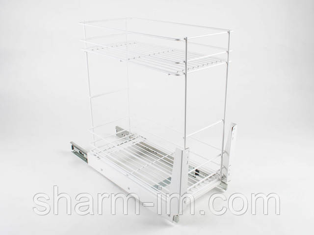 Карго 300 мм Rejs біле, 2 полиці, нижнє кріплення