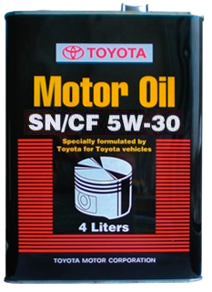 Масло Toyota Motor Oil SN/CF 5W-30 кан. 4л. 0888083322