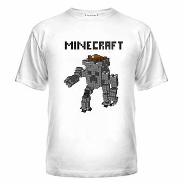 Футболки з нанесенням Майнкрафт, Minecraft robo