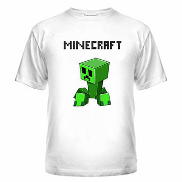Футболки з Майнкрафт (Minecraft) чоловічі, дитячі, жіночі на замовлення