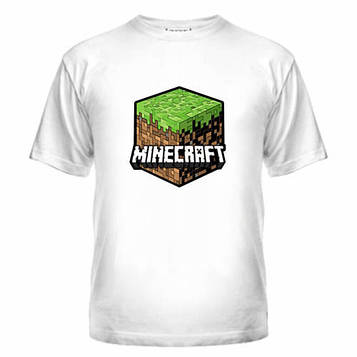 Футболка з логотипом Майнкрафт, Minecraft logo