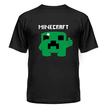 Футболка-майка принт MINECKRAFT, Minecraft, Майнкрафт