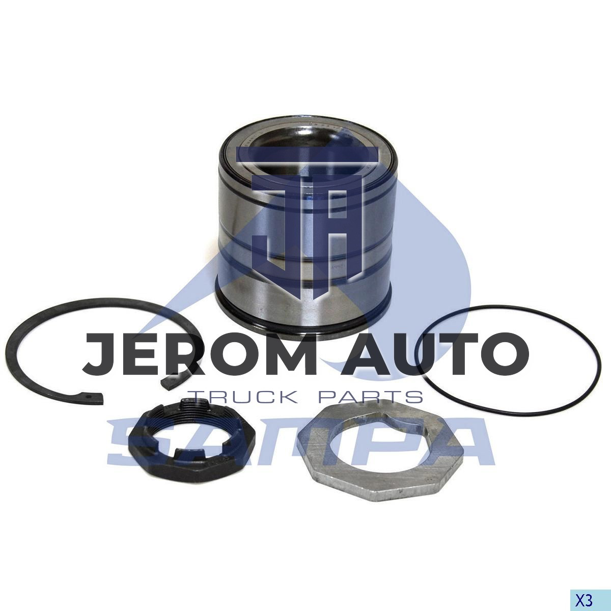 Ремкомплект підшипника ступиці SCANIA (d68xd127x115) \1868087S \ 040.587