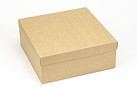Коробка "ГифтБокс" М0069-о3 крафт, размер: 250*250*100 мм