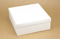 Коробка "ГифтБокс" М0069-о2 белая, размер: 250*250*100 мм
