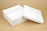 Коробка "ГифтБокс" М0069-о2 біла, розмір: 250*250*100 мм, фото 2