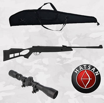 Пневматична гвинтівка Hatsan Striker Edge + комплект (Приціл 3-9х40 та Чохол)(Хатсан страйкер едж)
