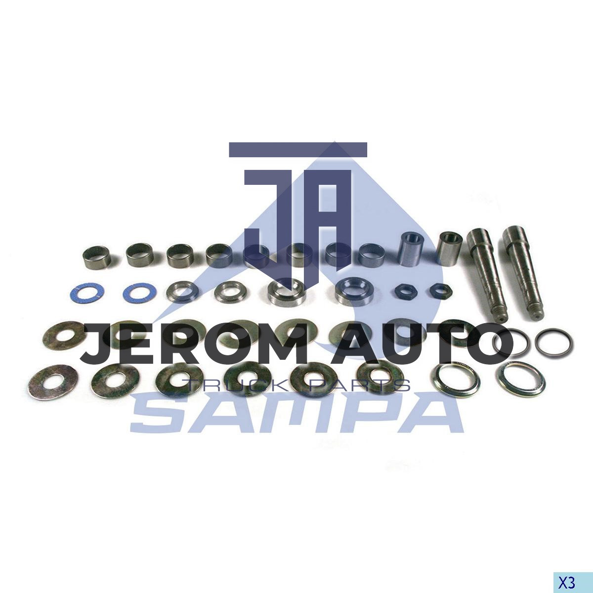 Ремкомплект шкворня DAF 65,75,85 CF,95XF,XF95 на вісь \0681706 \ 050.522