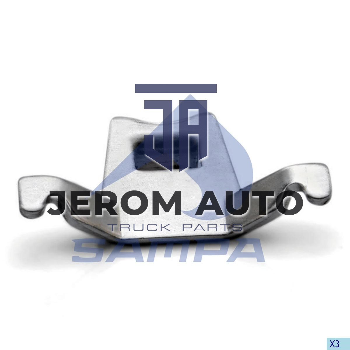 Тримач 47x86x27,5 ролик гальмівної колодки BPW \0316724010 \ 070.193, фото 1