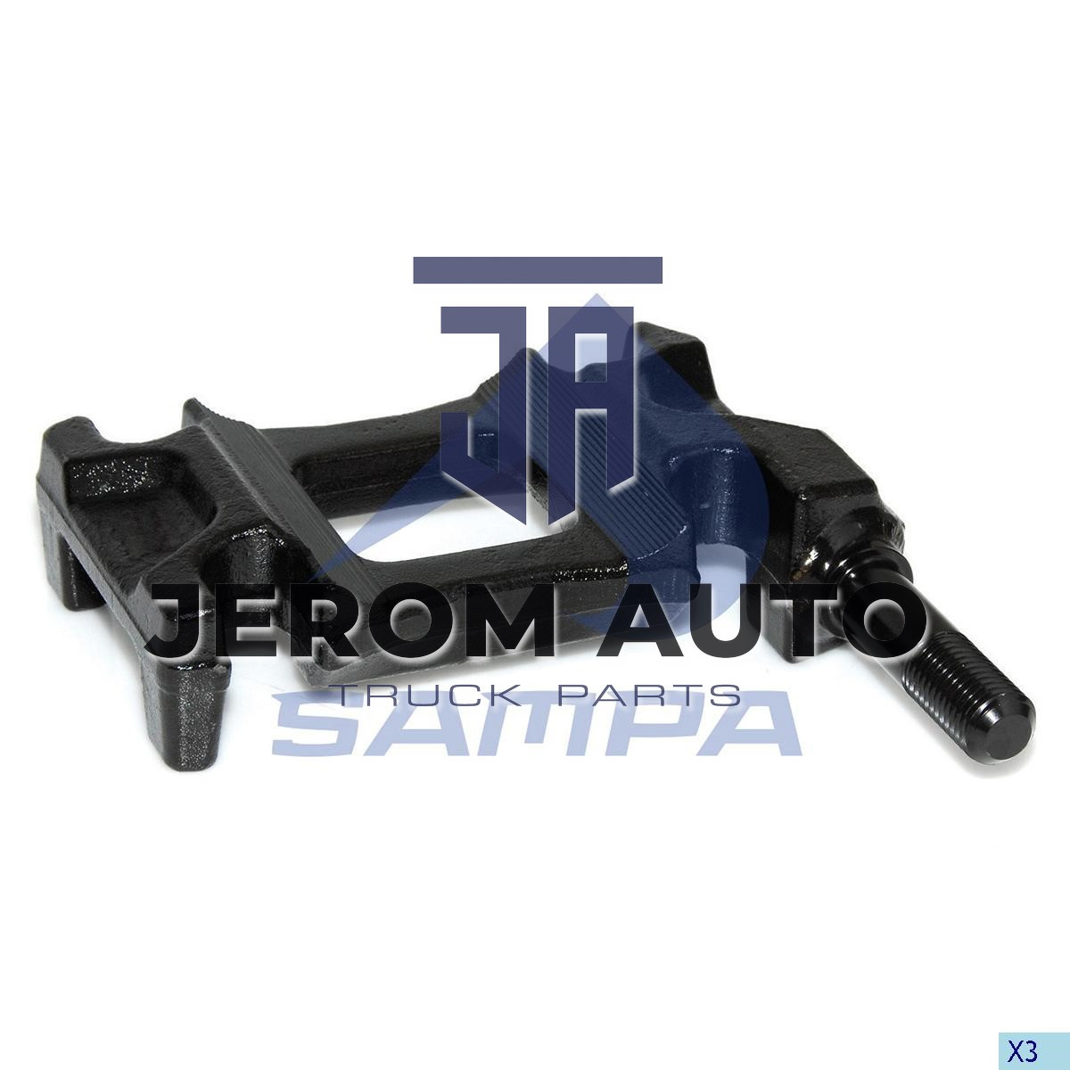 Кронштейн BPW кріплення ресори правою з кріпленням під амортизатор \0503221180 \ 070.341, фото 1