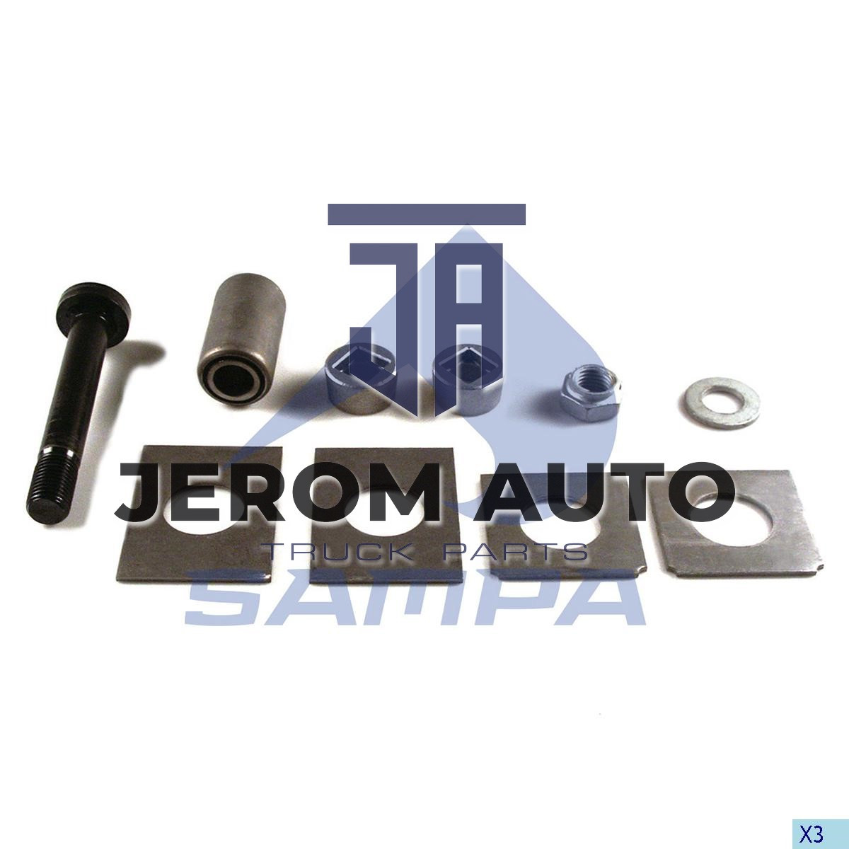 Ремкомплект ресори BPW (d30xd57x102-M30x3,5/202) \0980106280 \ 070.570, фото 1