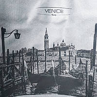 Эко сумка хозяйственная с замочком Венеция (спанбонд)