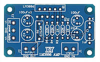 Порожня плата для складання підсилювача на базі LM3886. PCB - друкована плата