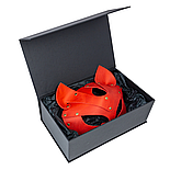 Премиум маска кошечки LOVECRAFT, натуральная кожа, красная, подарочная упаковка 777Store.com.ua, фото 5