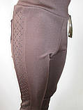 Однотонні лосини зі стразами., фото 2