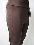 Однотонні лосини зі стразами., фото 4