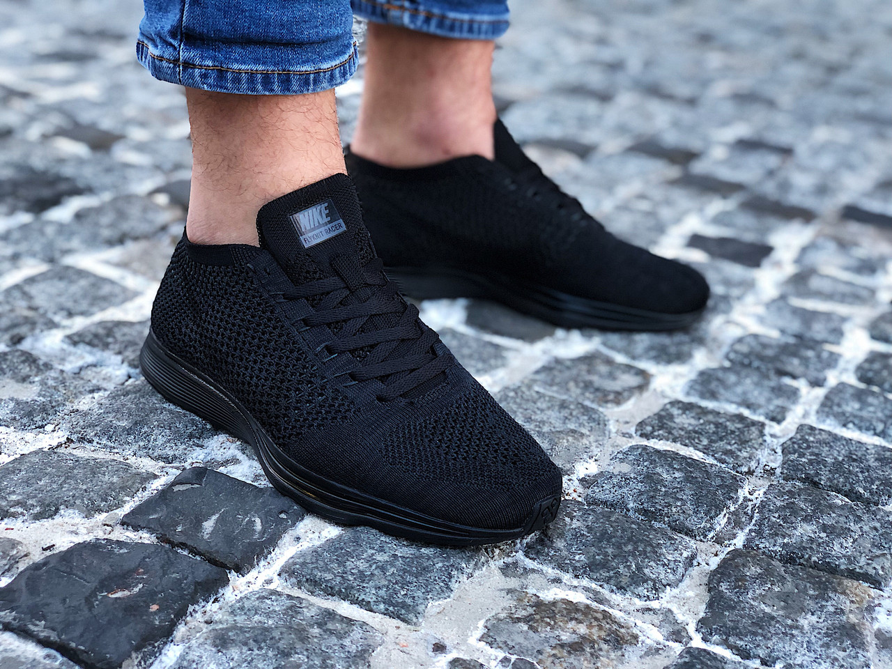 Кросівки чоловічі Nike Flyknit Racer (Розміри:43), фото 1
