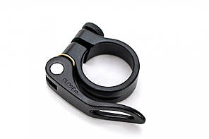 Хомут для підсілоділу Bike Tools 34.9 мм, чорний, на ексцентриці