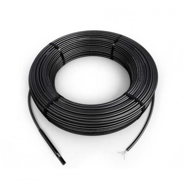Тонкий нагрівальний кабель двожильний Hemstedt DR 12,5 Вт/м для укладання під плитку в плитковий клей