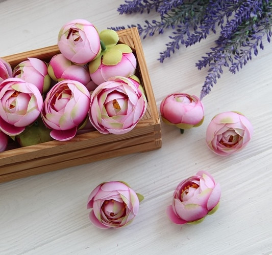 Ранункулюс бутон, зефірний рожевий 100 шт.