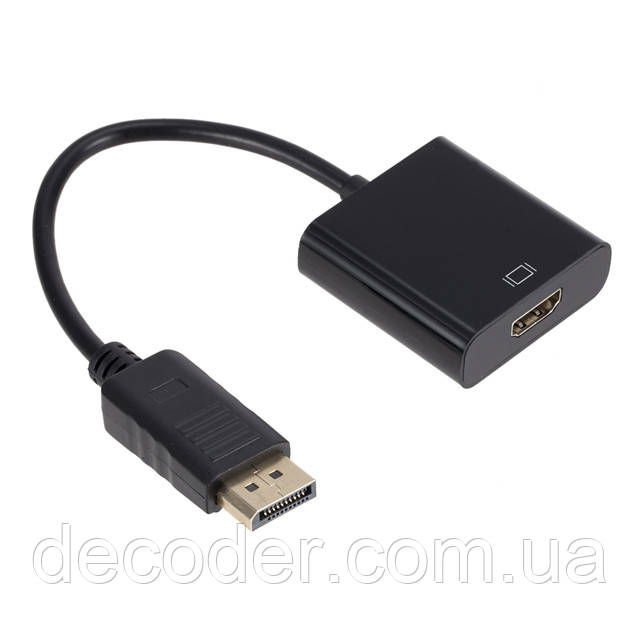 Перехідник DisplayPort на HDMI конвертер адаптер перетворювач Display port для Windows Mac Apple Macintosh iMac MacBook для
