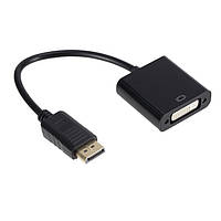 Перехідник DisplayPort на DVI конвертер адаптер перетворювач Display port для Windows Mac Apple Macintosh iMac MacBook для