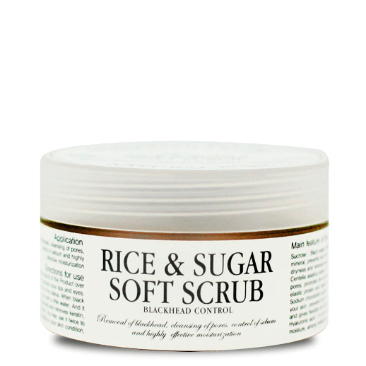 М'який скраб для обличчя з чорним цукром і рисом Graymelin Rice & Sugar Soft Scrub 100 мл