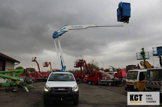 Автовишка Socage A314 на шасі ISUZU D-Max Satellite, фото 1