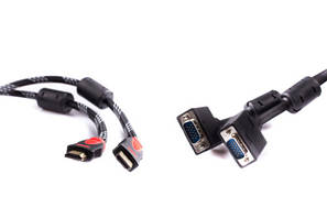 HDMI, VGA, DVI