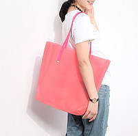 Сумка пляжна силіконова. Коралова