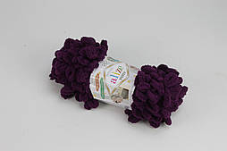 Нитка плюшева колір сливовий NoНП-111