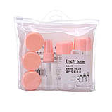 Набір ємностей для подорожей Lameila. Рожевий, фото 2