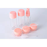 Набір ємностей для подорожей Lameila. Рожевий, фото 3