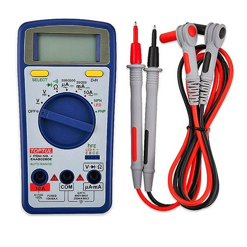 Цифровий мультиметр TOPTUL EAAB0260E (Тайвань), фото 1